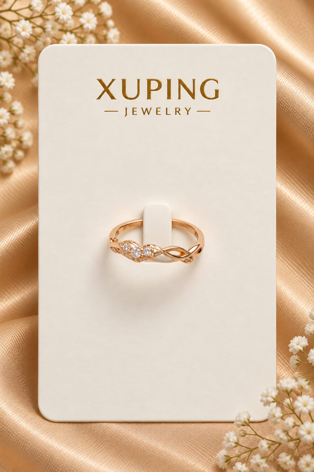 Vine Infinity Duo Stone Ring
