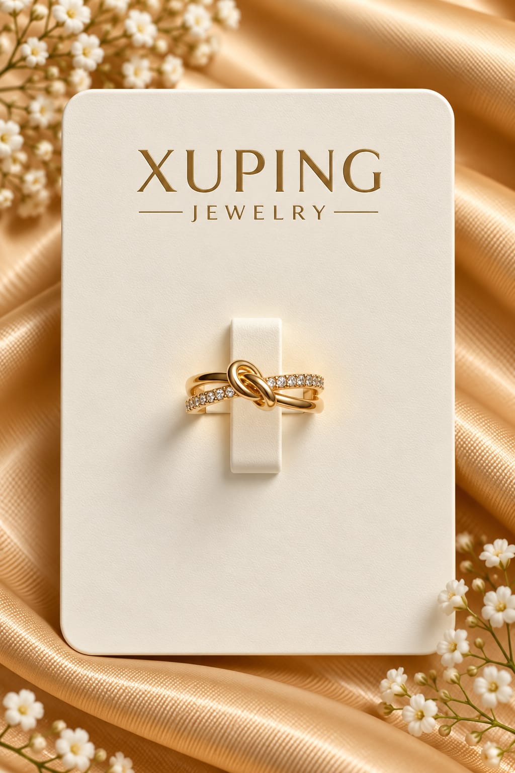 Knotted Duo Band Ring