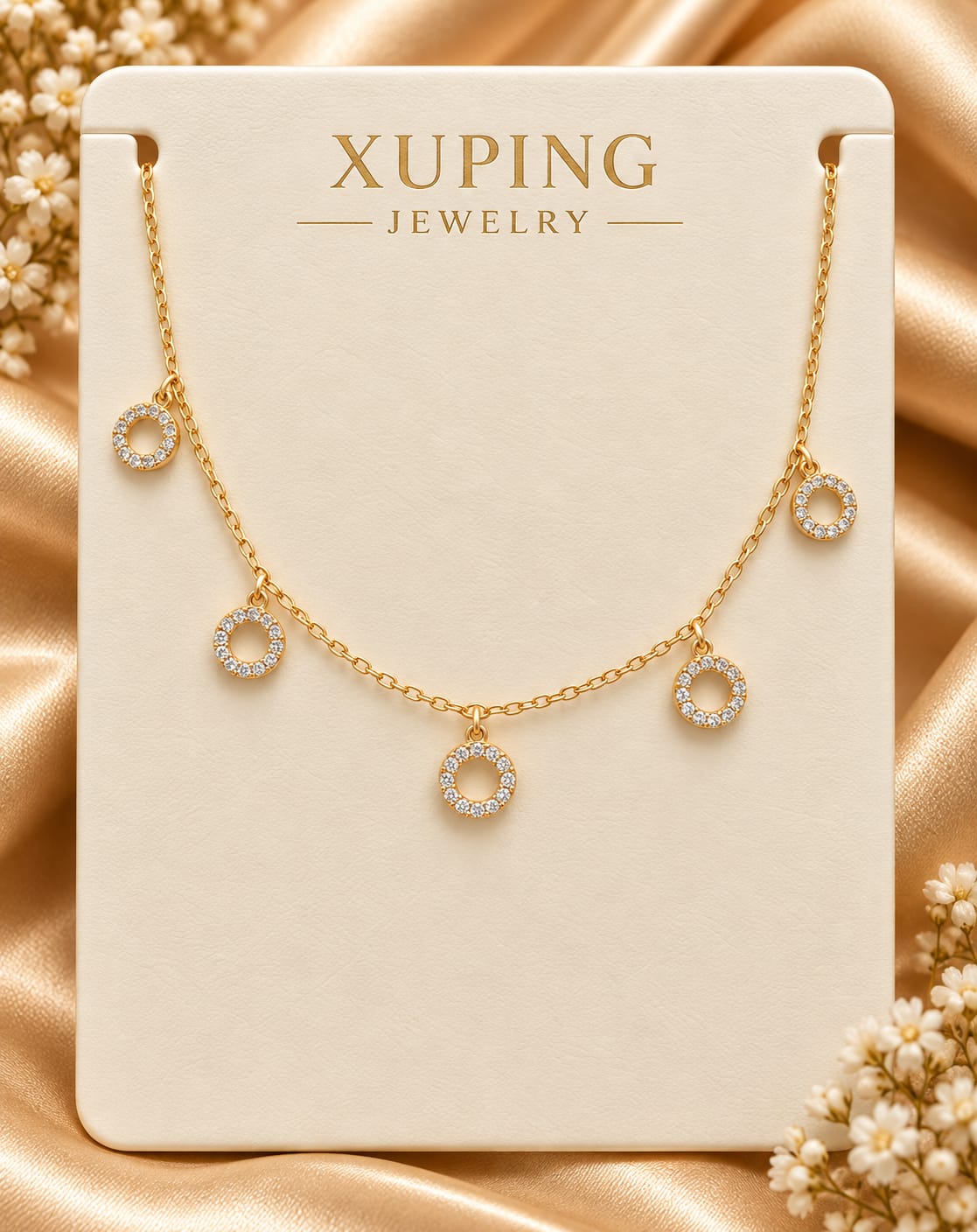 Celestial Circle Charm Necklace