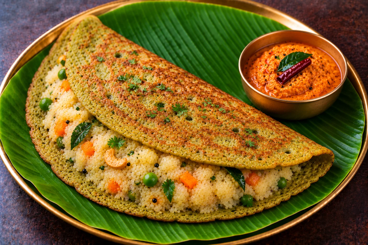 ఉప్మా పెసరట్టు