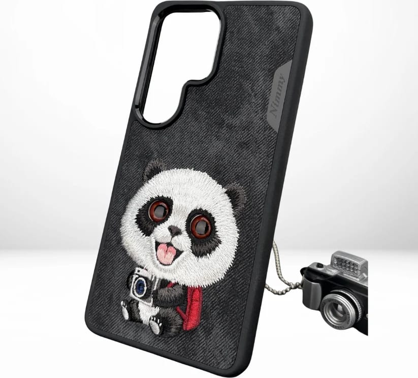 NIMMY Big Eyes Series for Samsung Galaxy S25 Ultra Panda Design