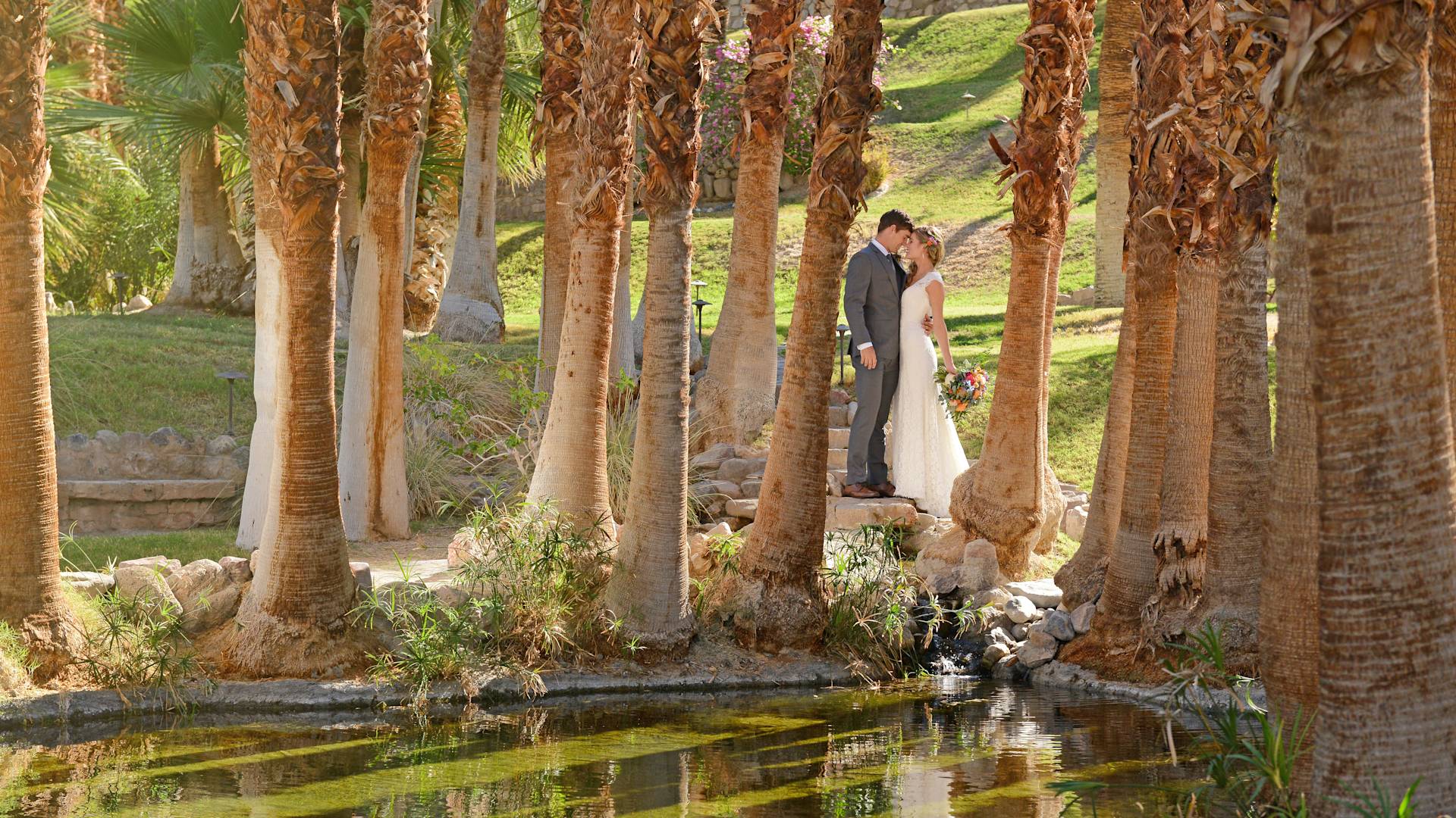 Oasis at Death Valley Wedding