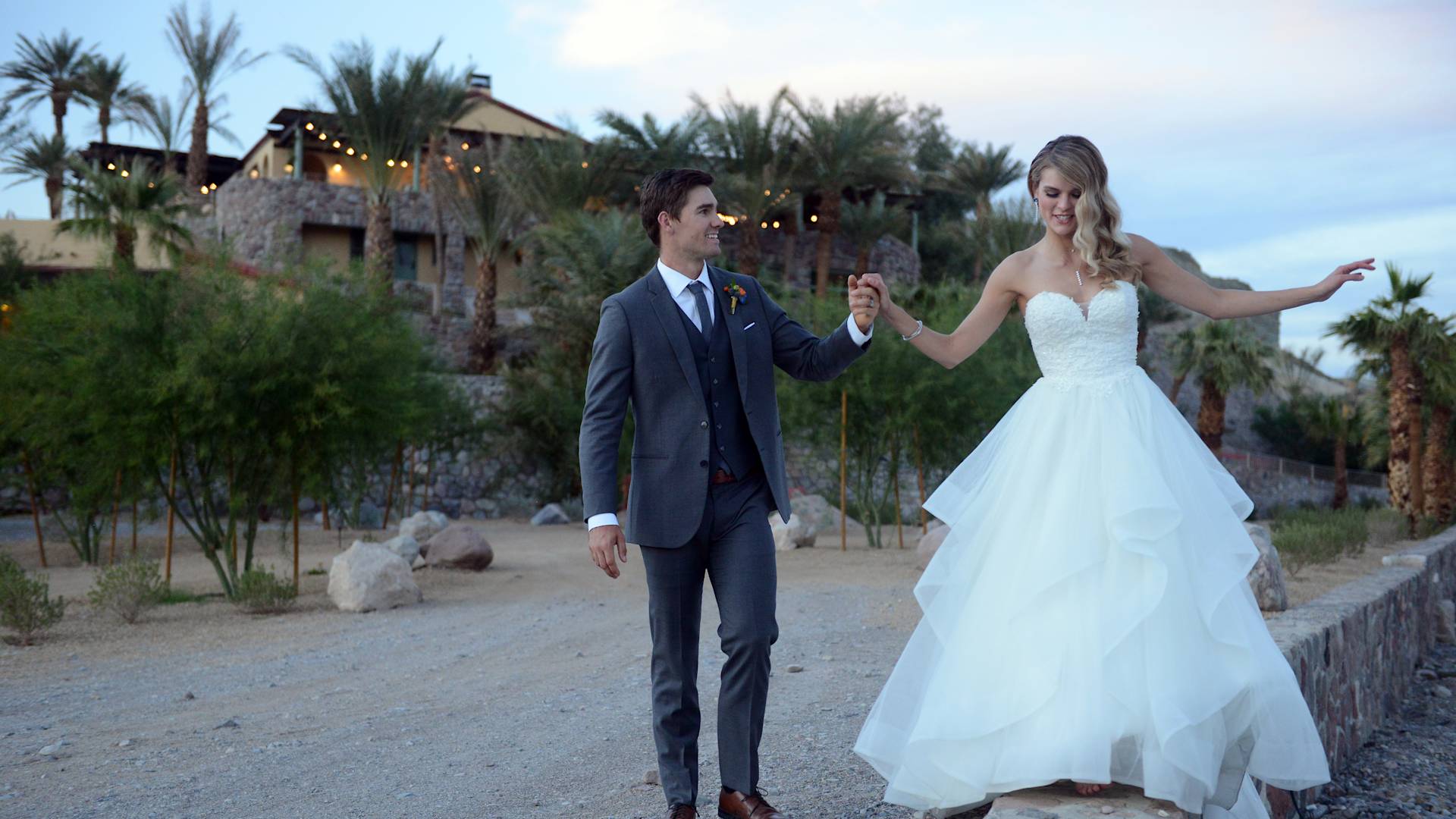 Oasis at Death Valley Wedding