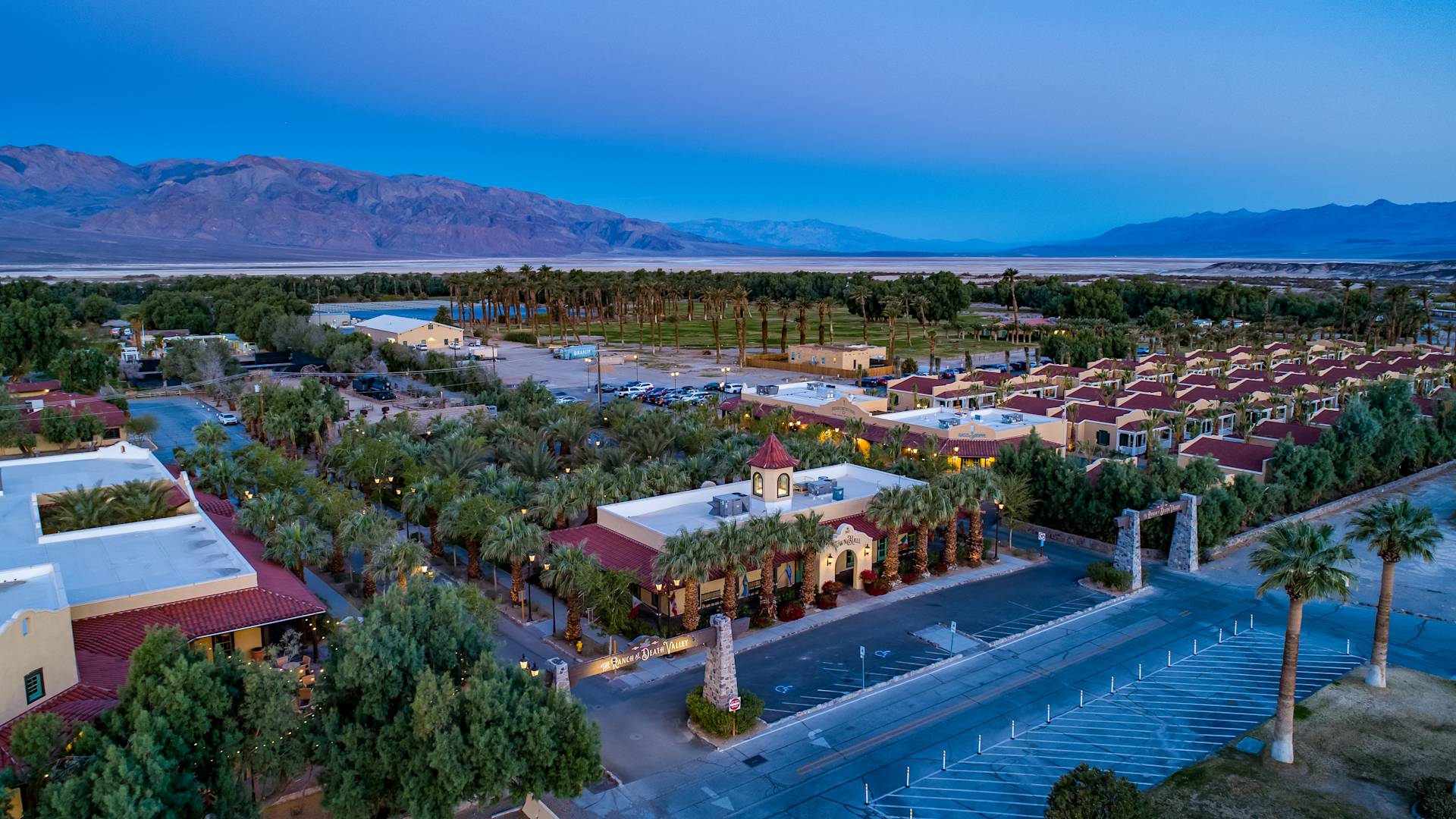 Aerial view of The Ranch
