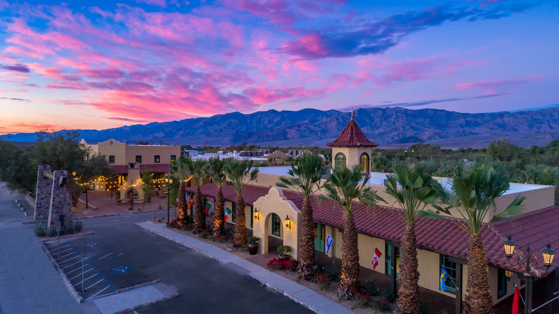 Registration building Town Hall at The Ranch