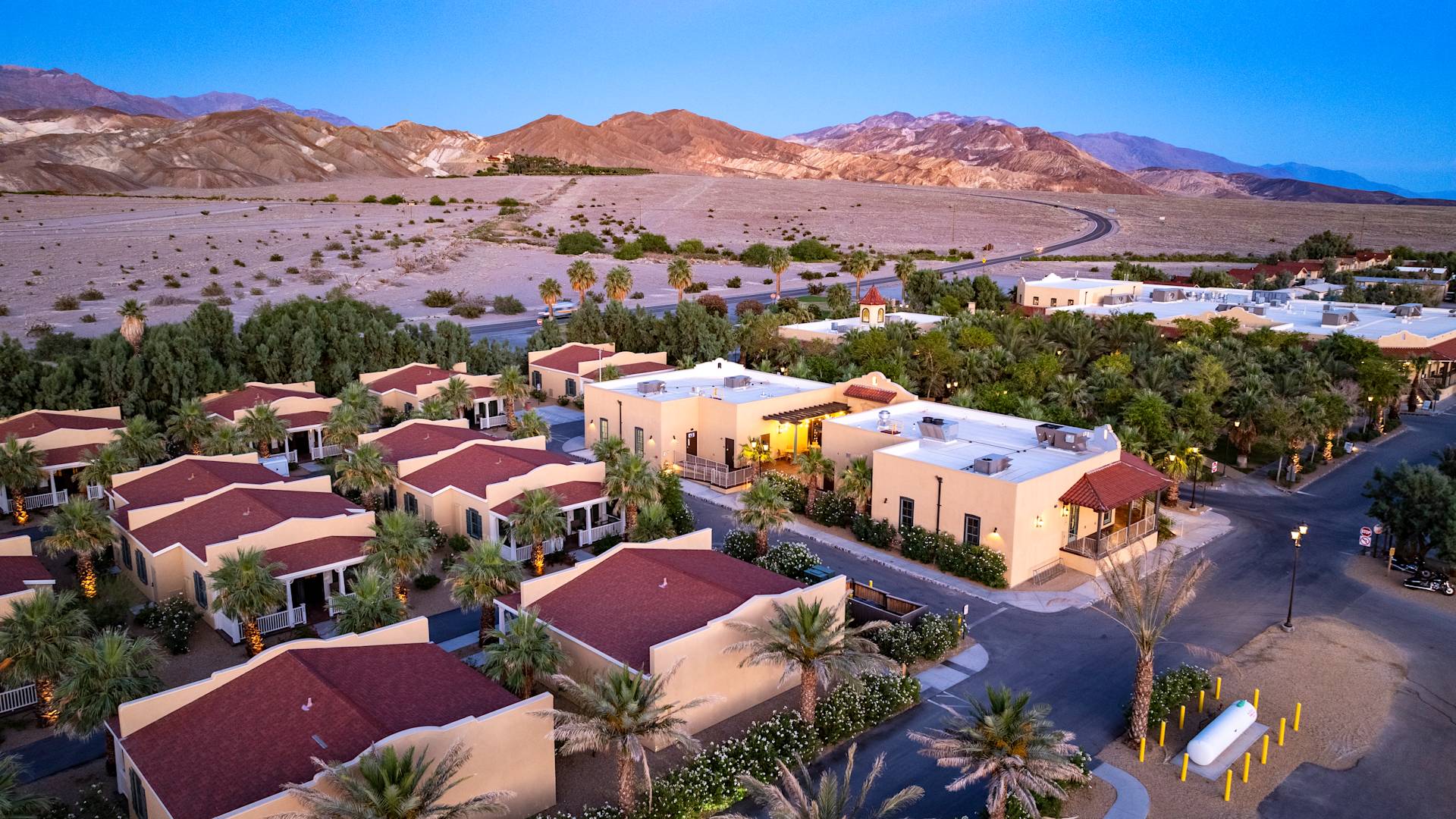 Aerial view of Cottages at the Ranch
