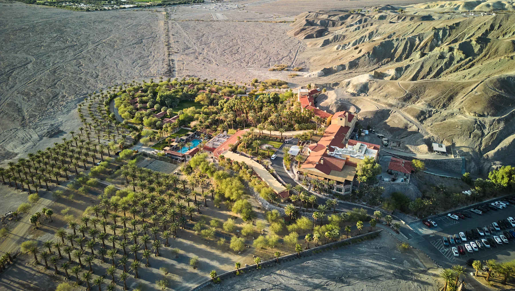 The Inn at Death Valley aerial