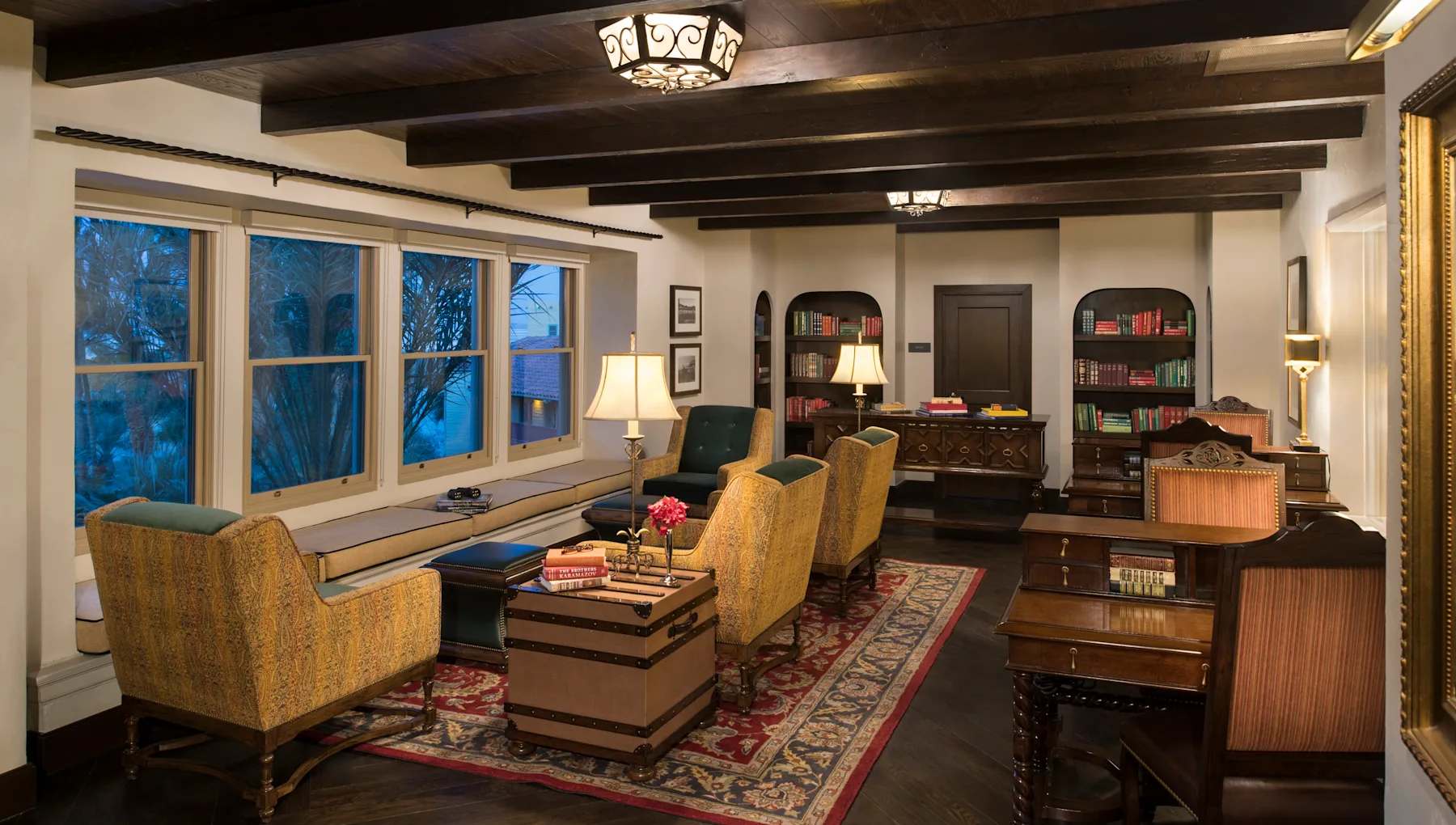 The Inn at Death Valley library