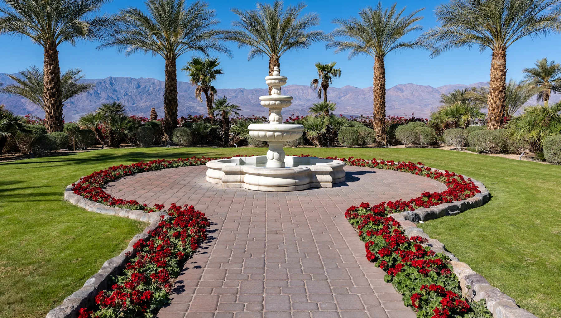The Inn at Death Valley fountain