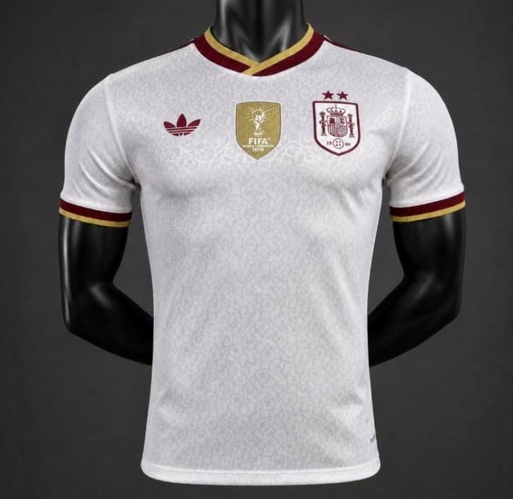 SPAIN AWAY 2026 OFFICIAL WORLD CUP PLAYER VERSION WITH 2 STAR