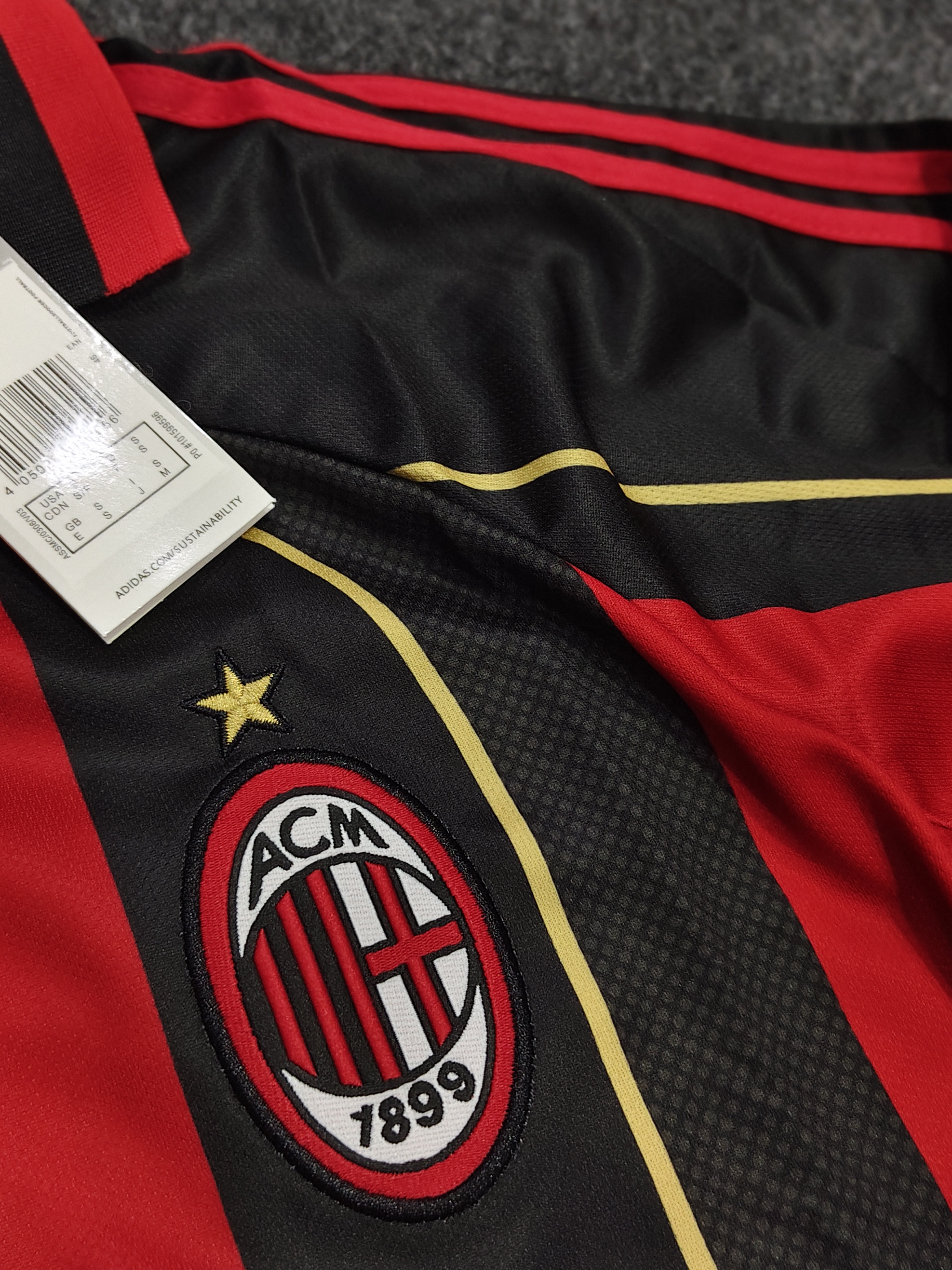 AC MILAN HOME 2006 FULL SLEEVES PREMIUM KIT Thumbnail 2
