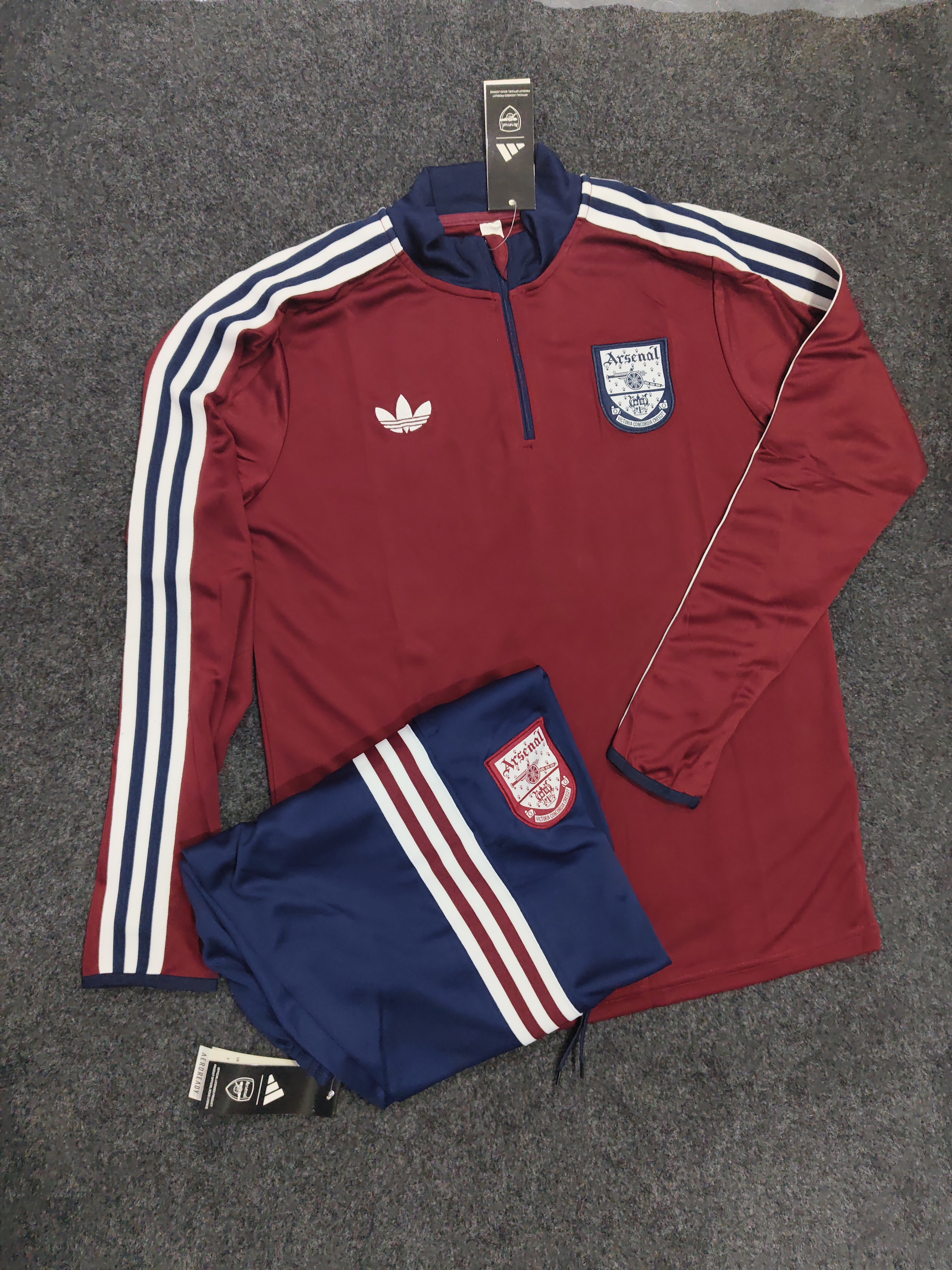 ARSENAL MAROON  PREMIUM TRACKSUIT 2025/26 OFFICIAL