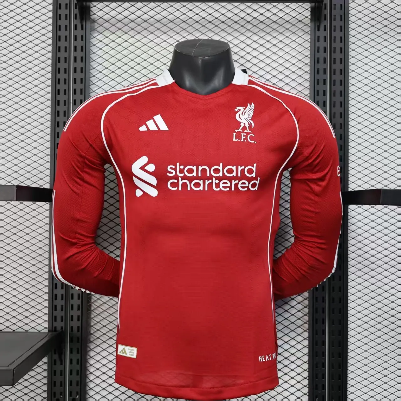 LIVERPOOL HOME 2025/26  FULL SLEEVES PLAYER VERSION OFFICIAL