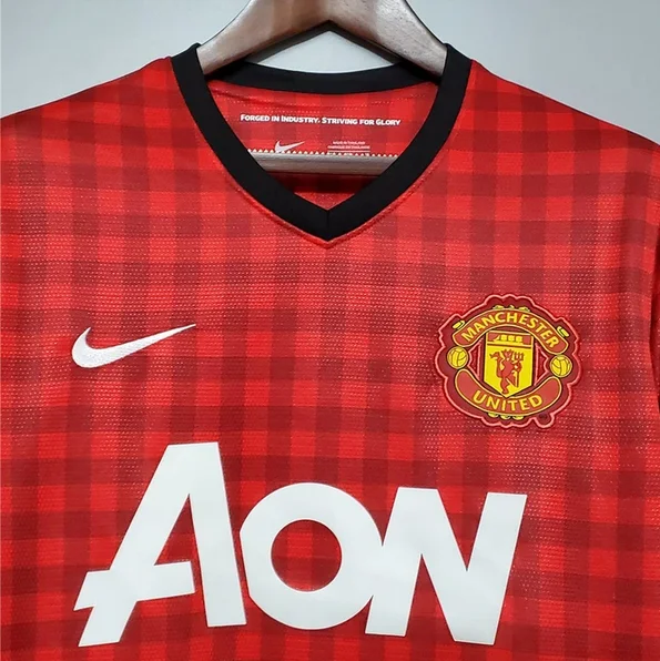 MAN UNITED VINTAGE 2012/13 RETRO HIGH QUALITY JERSEY Thumbnail 2