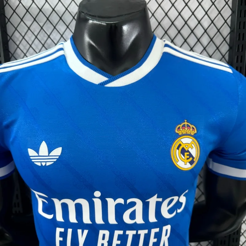 REAL MADRID THIRD BLUE  2025/26 PLAYER VERSION Thumbnail 2