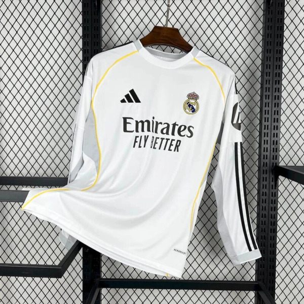 REAL MADRID HOME FULL SLEEVES 2025/26 PREMIUM QUALITY