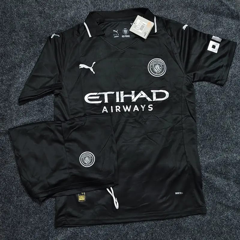 MAN CITY AWAY BLACK 2025/26 OFFICIAL KIT