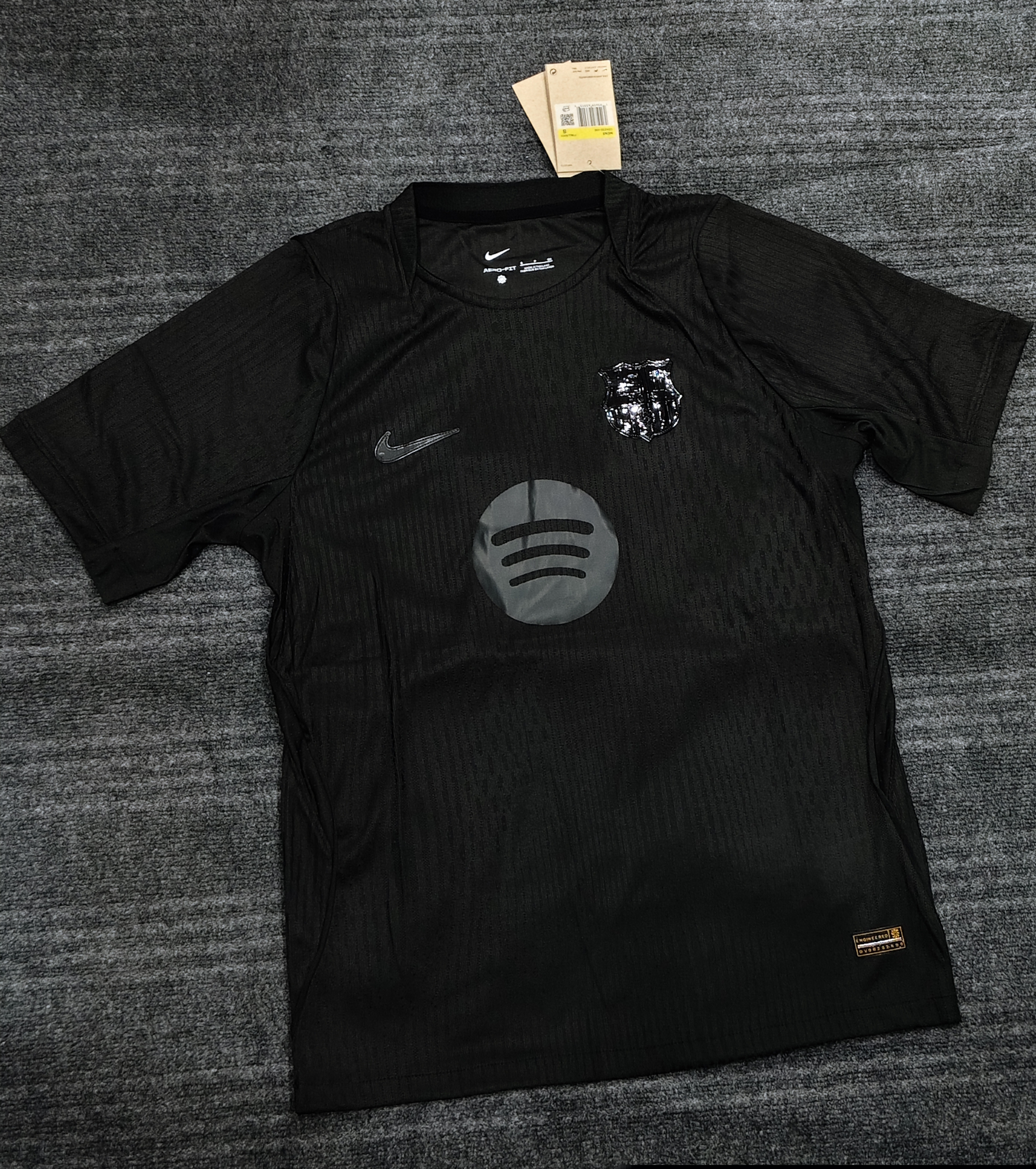 BARCELONA DARK BLACK 2026/27 PLAYER VERSION SPECIAL EDITION - Master Quality Football Kit India