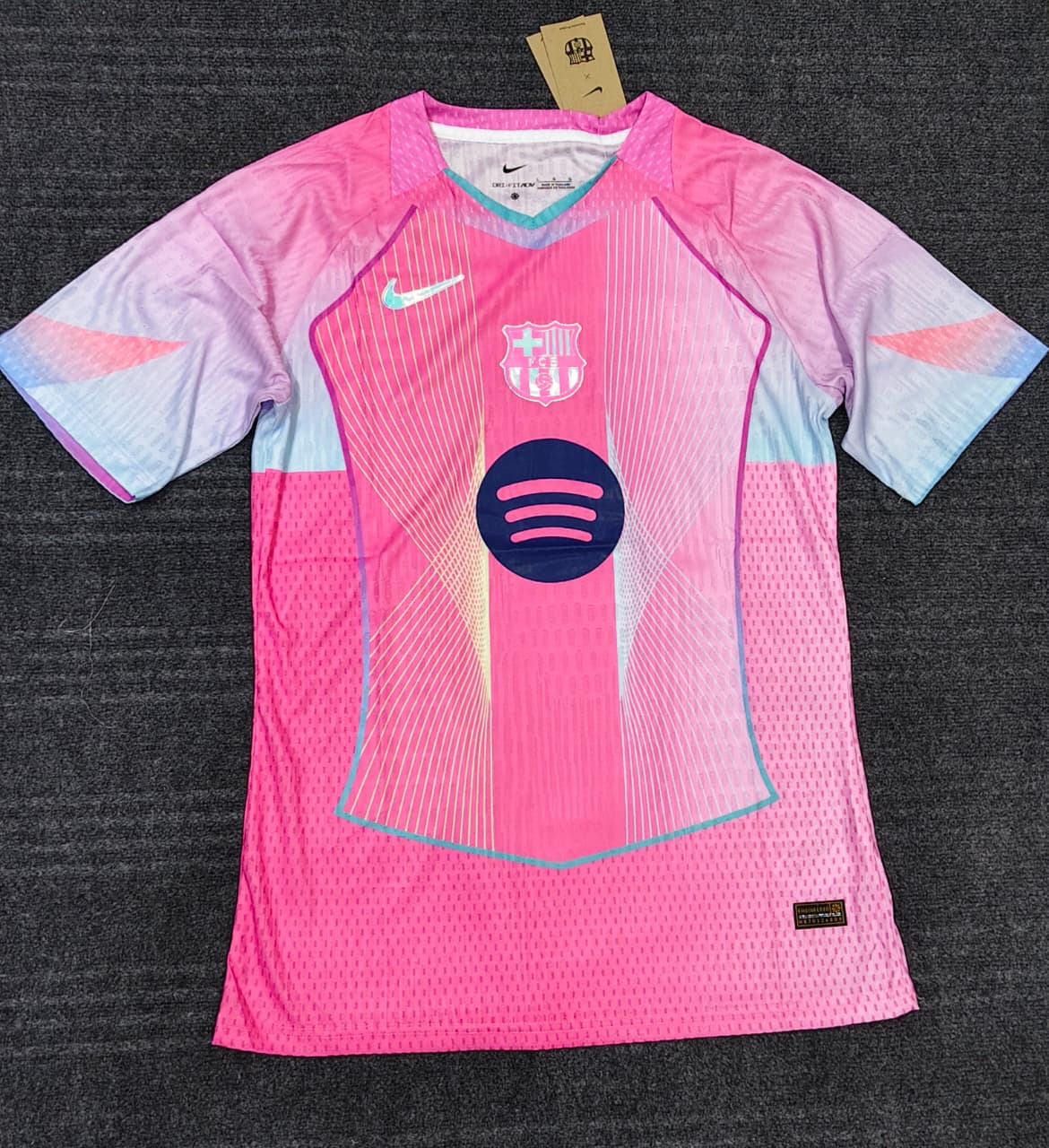 BARCELONA SPECIAL EDITION PINK FlAVOUR 2025 PLAYER VERSION - Master Quality Football Kit India