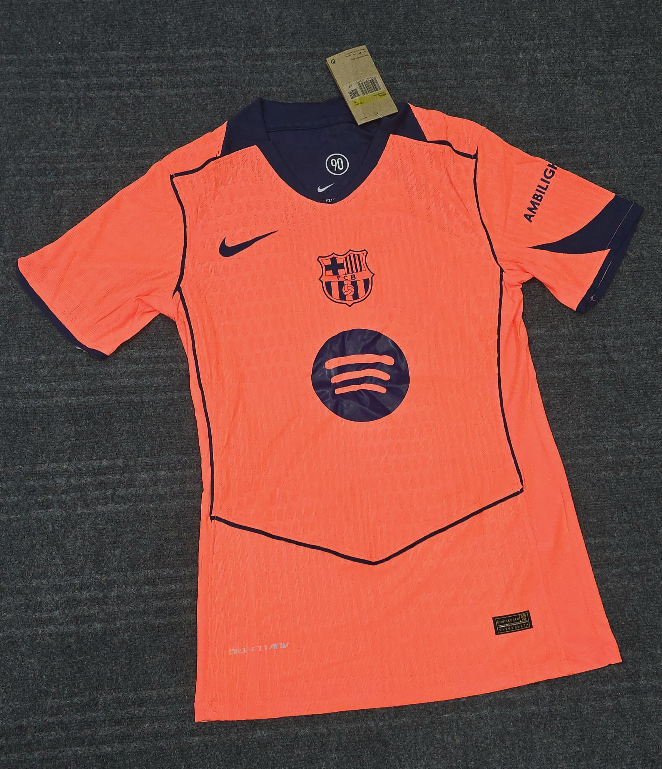 BARCELONA THIRD ORANGE 2025 OFFICIAL PLAYER VERSION