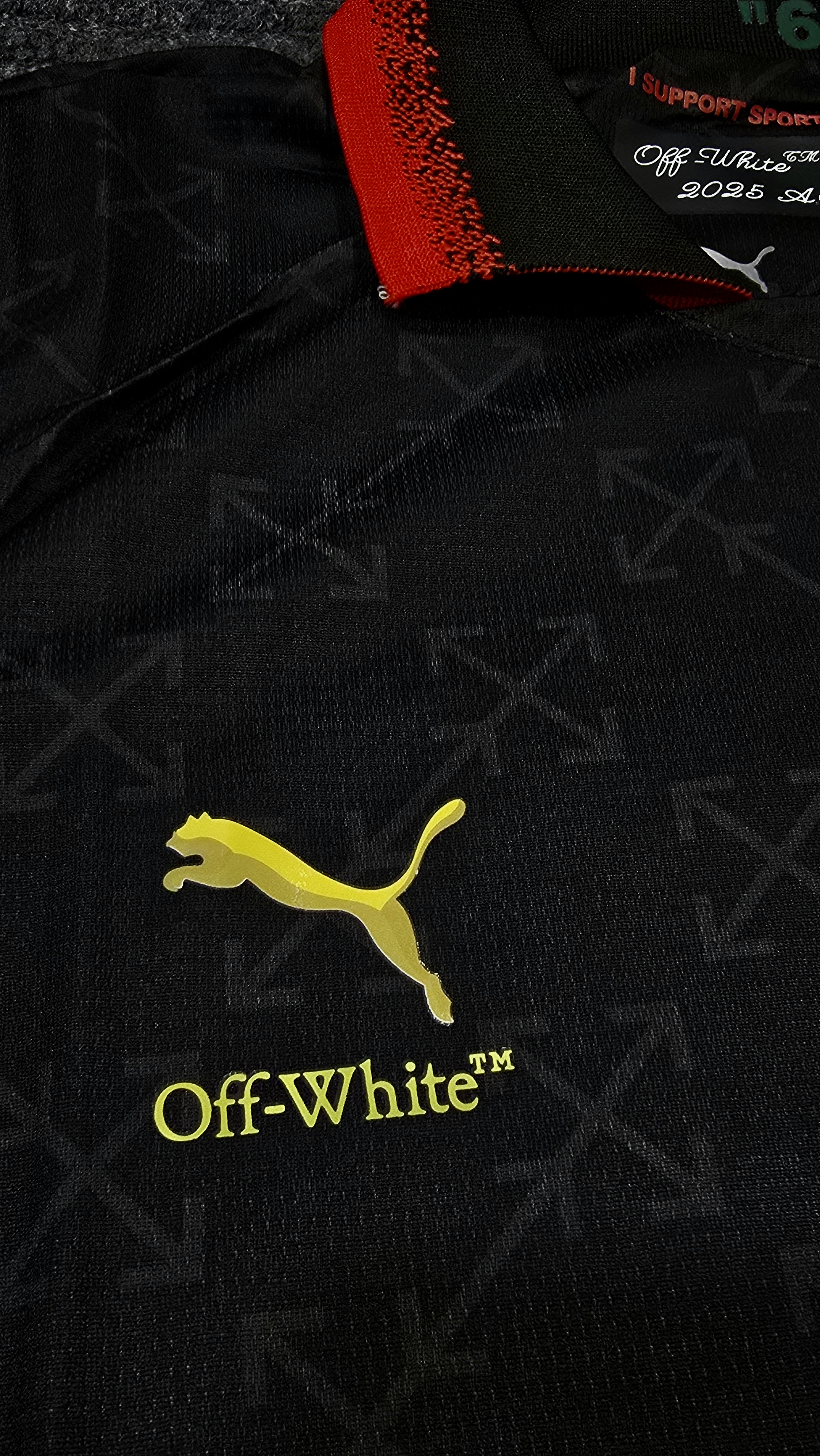 AC MILAN BLACK X OFF WHITE LIMITED EDITION PREMIUM QUALITY Thumbnail 3