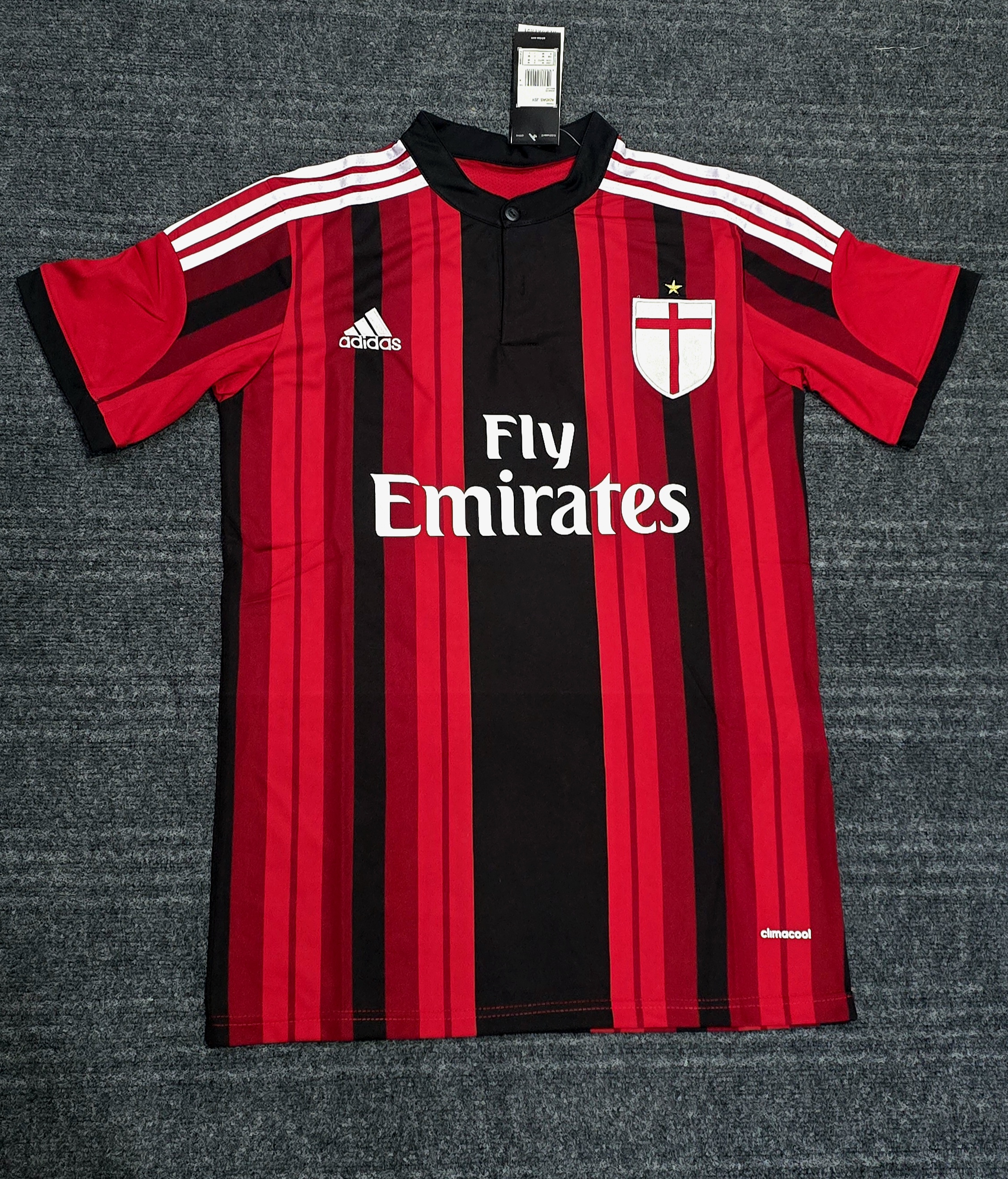 AC MILAN HOME 2014/15 VINTAGE RETRO JERSEY - Master Quality Football Kit India