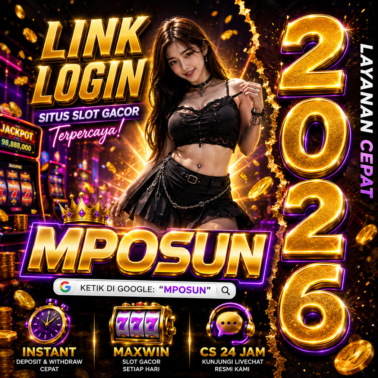 MPOSUN – Gerbang Kemenangan Instan: Akses Slot Terbaik, Promo Harian Melimpah in Medan