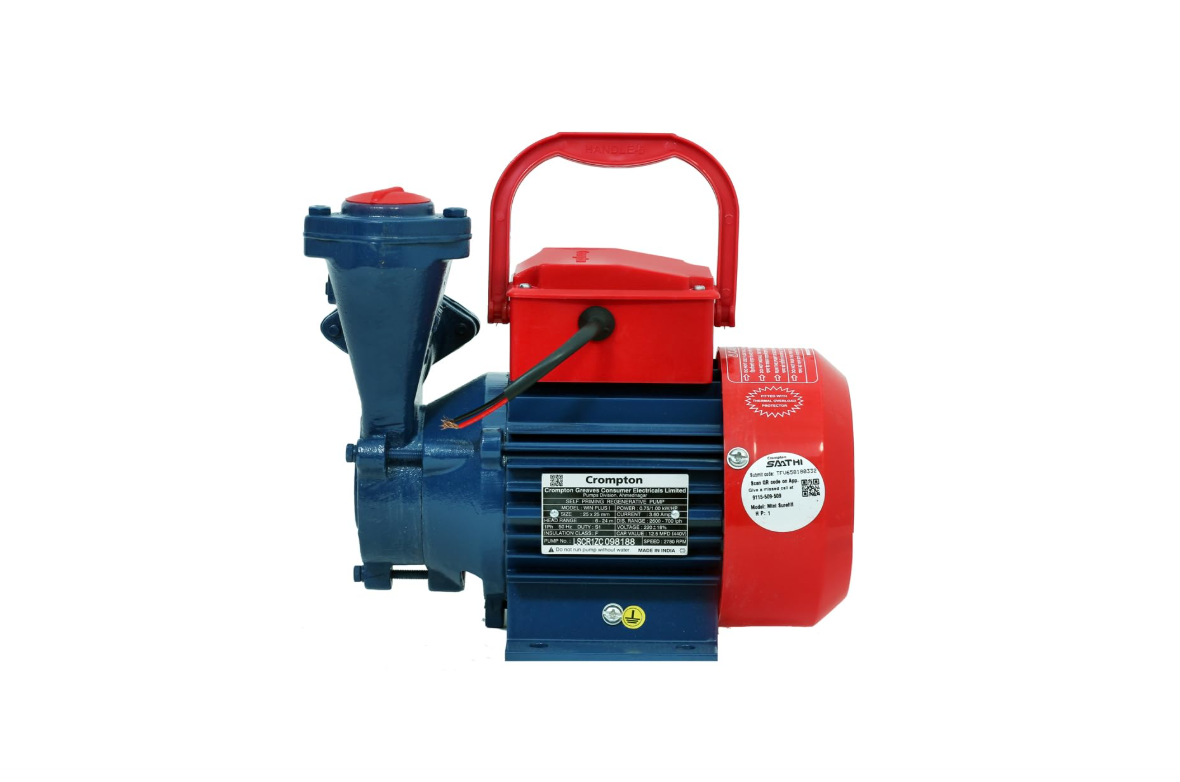 CROMPTON WIN PLUS I 1.0 HP SELF PRIMING RESIDENTIAL WATER PUMP