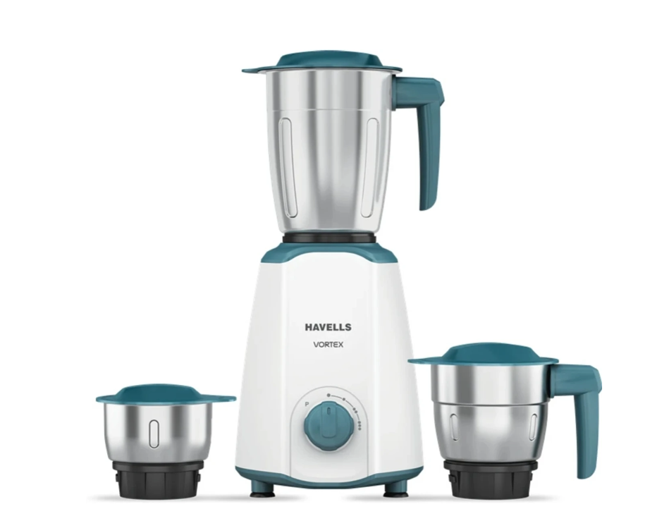 HAVELLS VORTEX 500W MIXER GRINDER 3 JAR