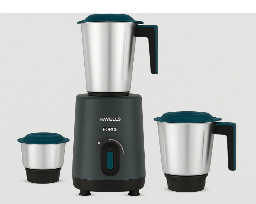 HAVELLS FORCE 500 W MIXER GRINDER 3 JAR