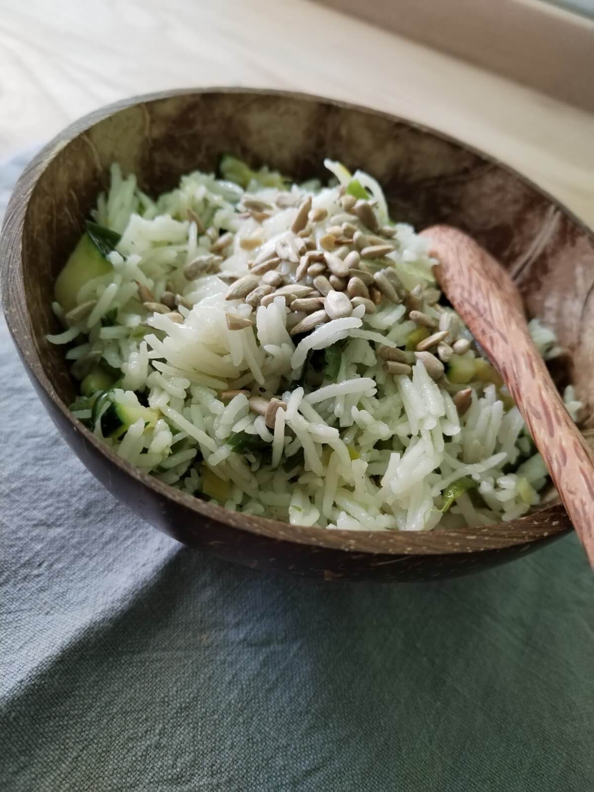 Perfetto abbinamento per il pollo al curry ma buonissima anche da sola. Con semi di sesamo o di girasole