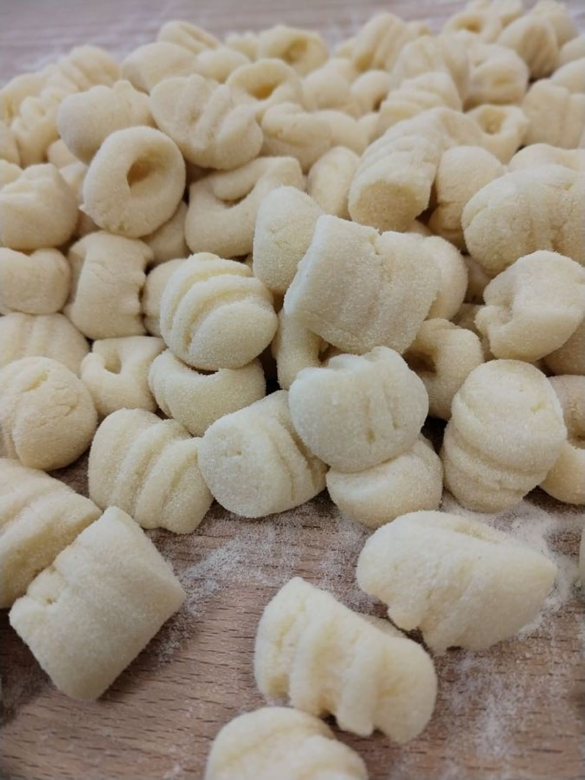 Gnocchi rigati di patata.