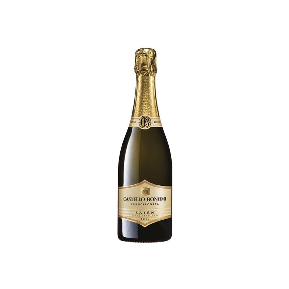 Bottiglia di Franciacorta DOCG Satèn Millesimato 2016