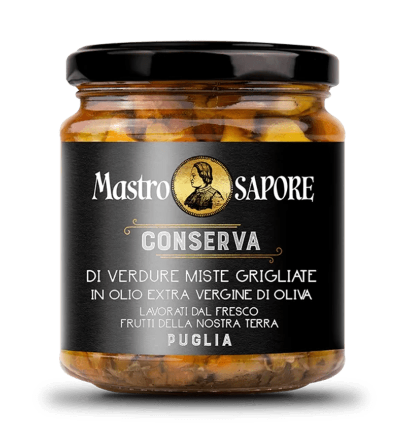 Verdure miste grigliate in olio extra vergine