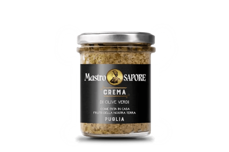 Crema di olive verdi