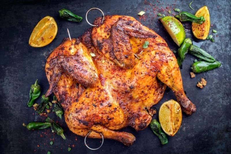 Senape, limone e spezie per il nostro pollo alla diavola