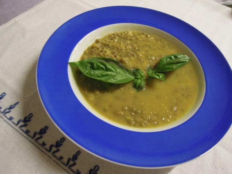 Zuppa di fagioli mung.