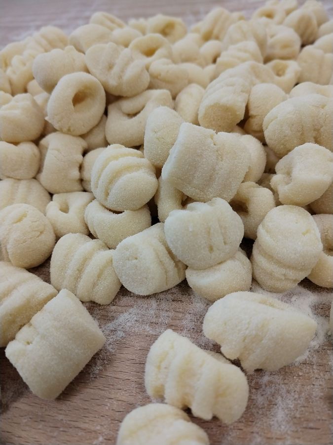 Gnocchi rigati di patata.