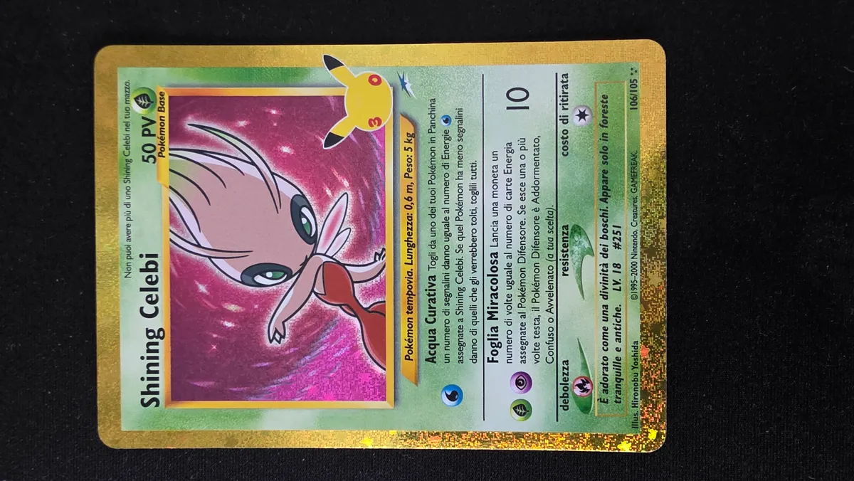 Shining Celebi 106/105 30° Anniversario
