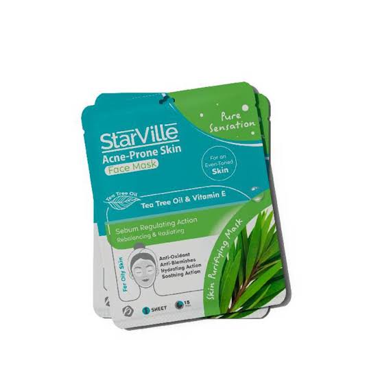 ستارفيل ماسك للبشرة المعرضة لحب الشباب – StarVille Acne-Prone Skin Face Mask