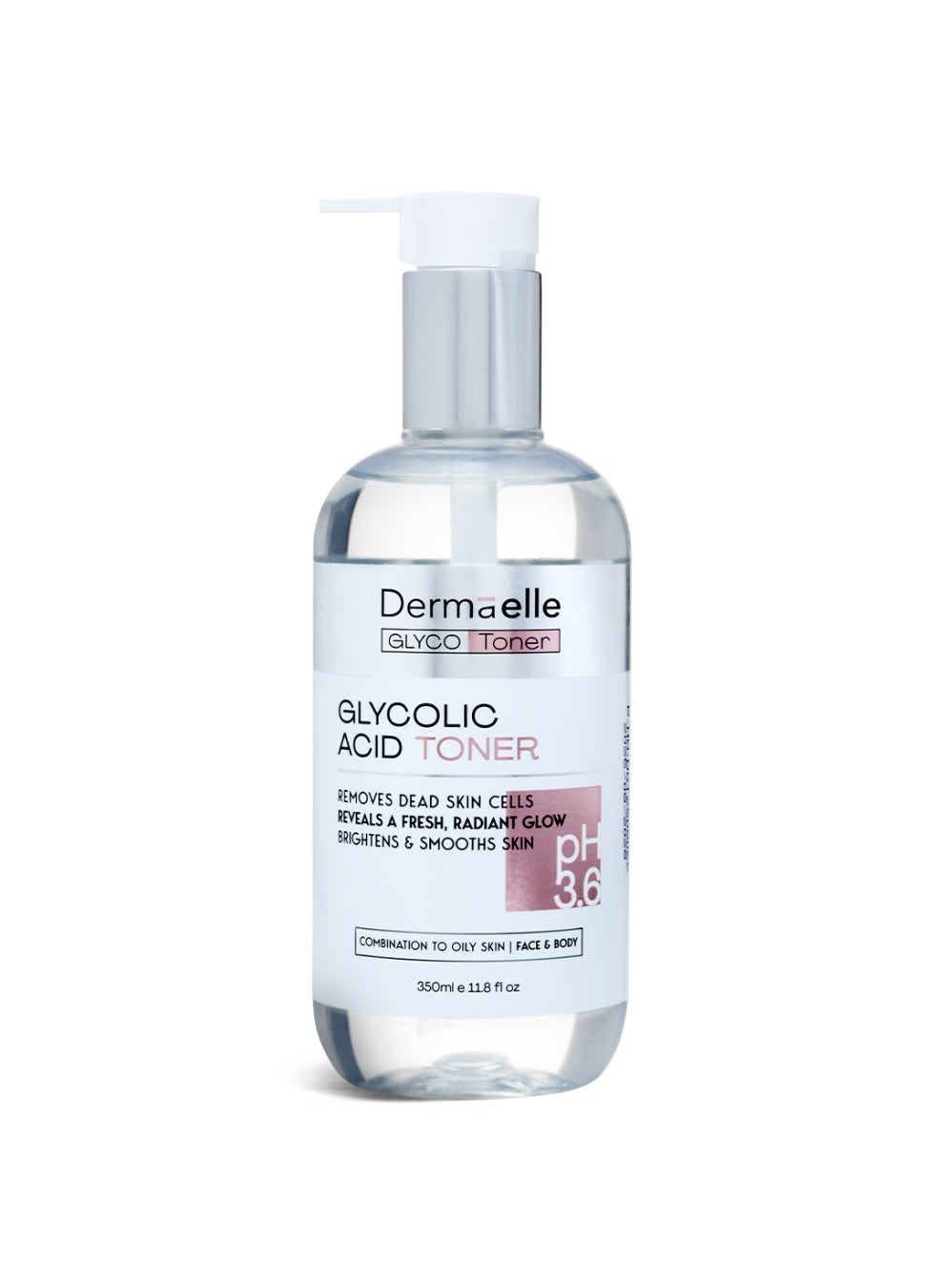 تونر ديرما إيل بحمض الجليكوليك 350 مل Dermaelle Glycolic Acid Toner 350ml