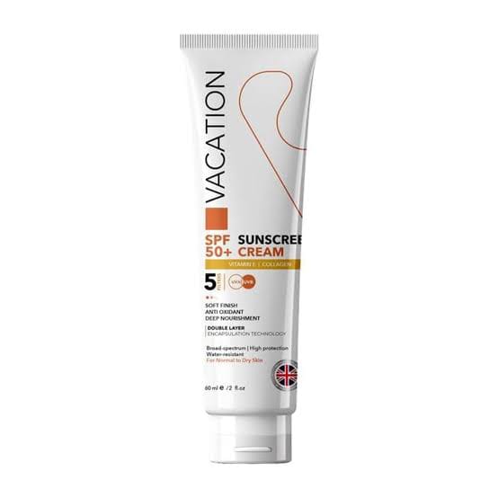 ڤاكيشن صن سكرين كريم جل SPF 50+ 60 مل – Vacation Sunscreen Cream Gel SPF 50+ 60ml