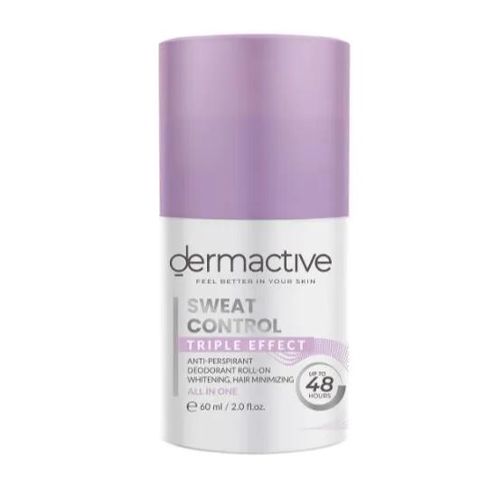 ديرماكتيف سويت كنترول تريبل إفكت رول أون 60 مل | DERMACTIVE Sweat Control Triple Effect Roll-On 60ml