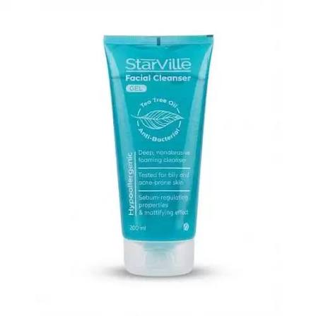 غسول ستارفيل للبشرة الدهنية والمعرضة لحب الشباب 200 مل – Starville Facial Cleanser Gel