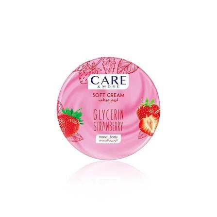 كريم مرطب كير آند مور فراولة Care & More Strawberry Moisturizing Cream 75ml