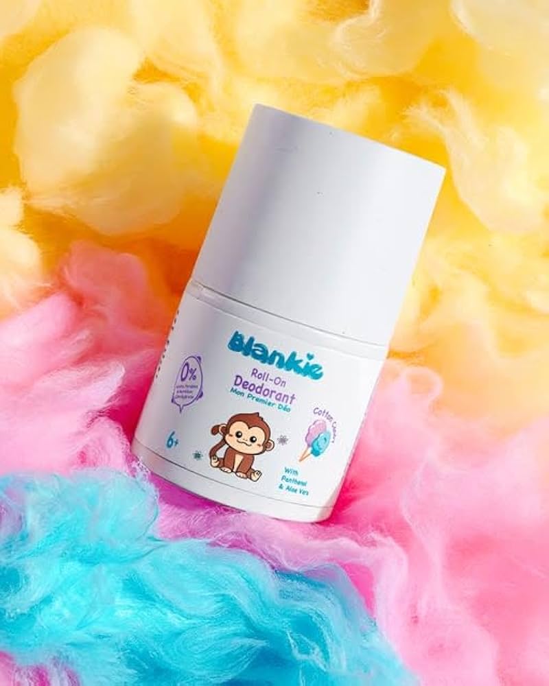 مزيل عرق رول أون بلانكي برائحة غزل البنات 40 مل Blankie Cotton Candy Roll-On Deodorant