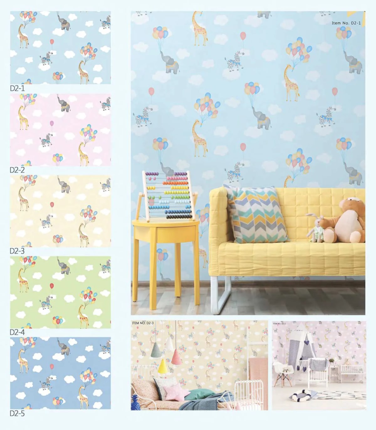 kids wallpaper Wallpaper – CI E7A6A1E8705A 005 01 – White and Beige – kids wallpaper product view