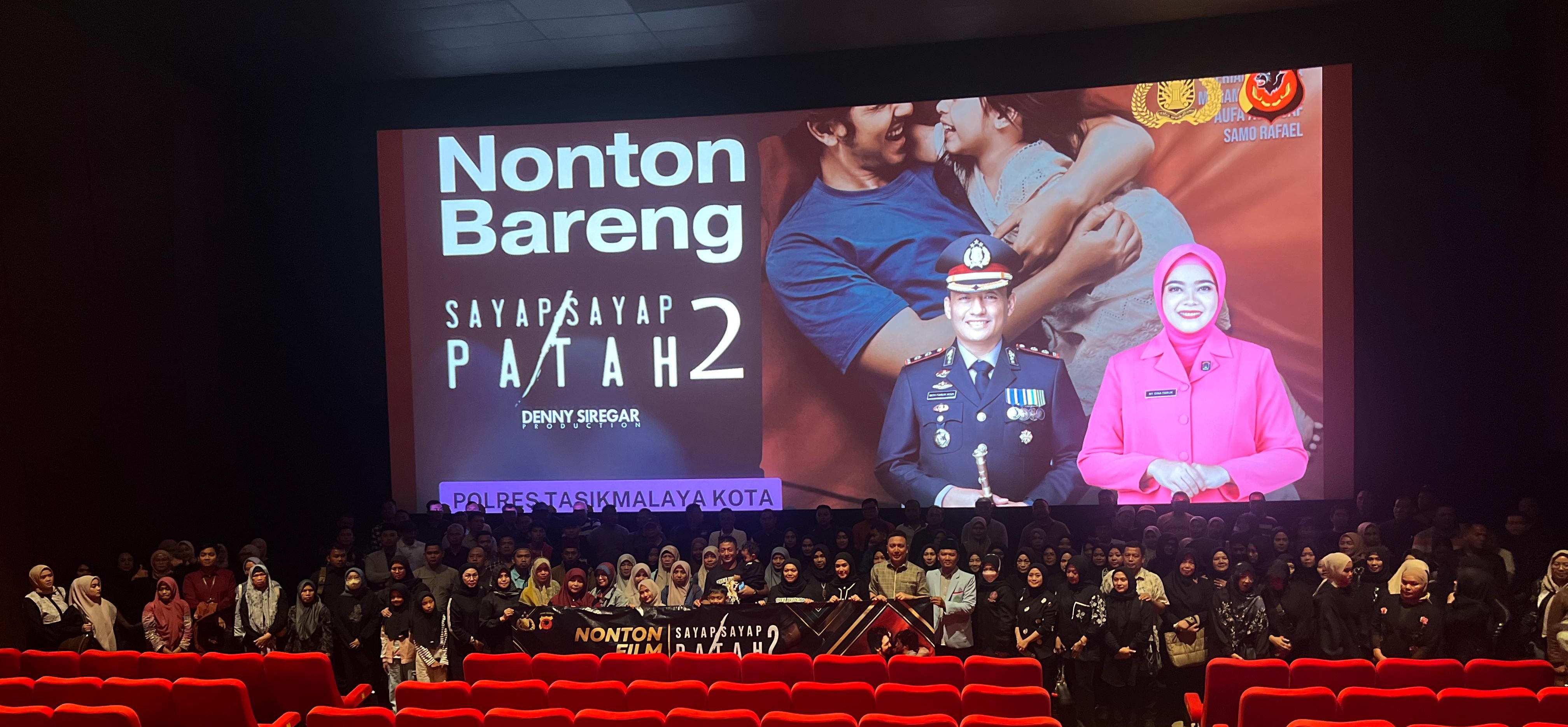 Kapolres Tasikmalaya Kota Nobar Film Edukatif Lawan Terorisme