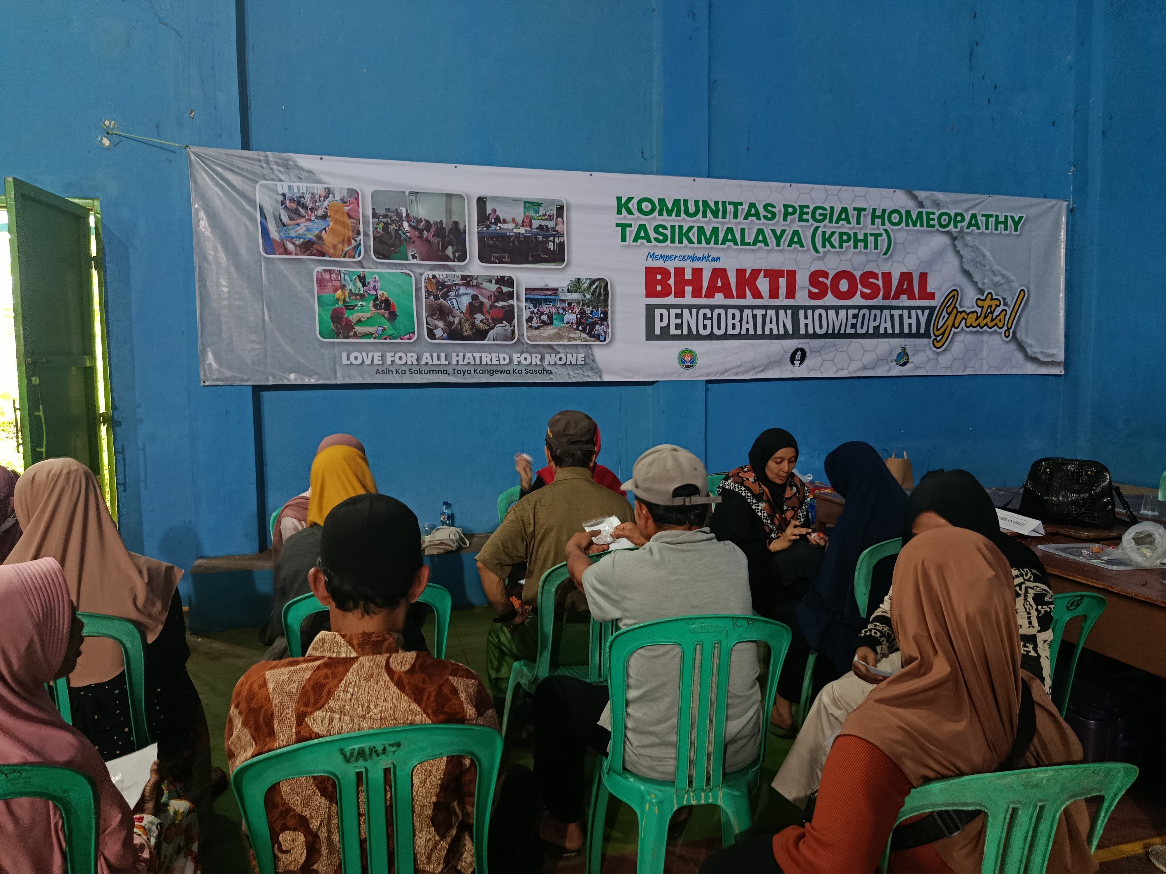 Desa Pusparahayu Tasikmalaya Gelar Pengobatan Homeopathy Gratis Menyambut Milangkala ke 43