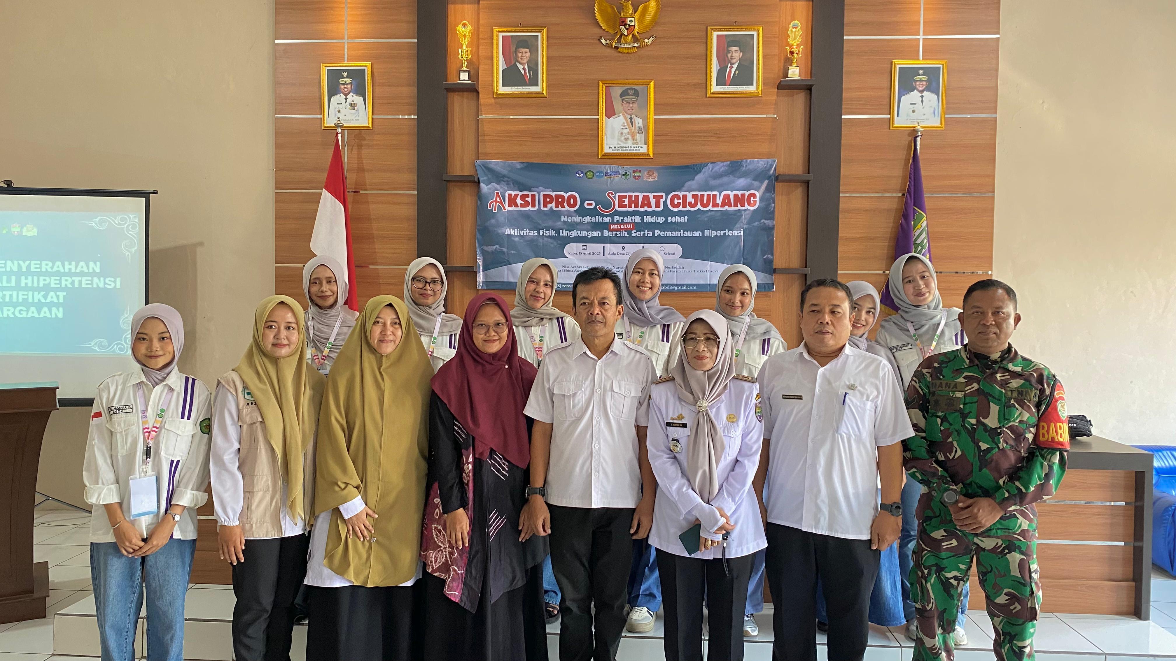 Mahasiswa Universitas Siliwangi Gelar Aksi Pro-Sehat di Desa Cijulang, Dorong Masyarakat Terapkan Hidup Sehat dan Kendalikan Hipertensi